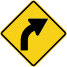 right-hand curve