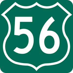 US 56 sign/logo