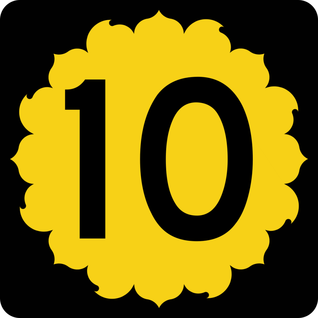 [K-10 highway sign]